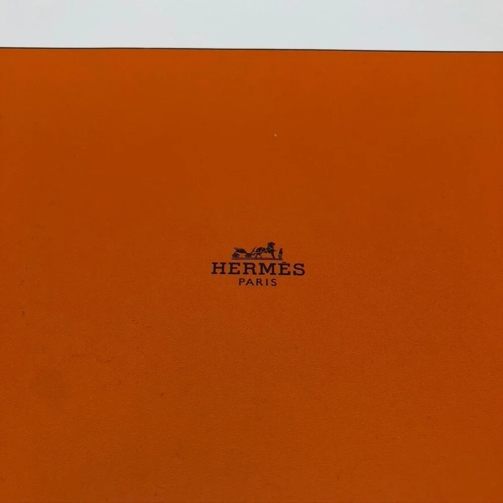 Authentic Hermes Orange Storage Gift Box Empty  9.5x15x2.5 Medium‎ Rectangle